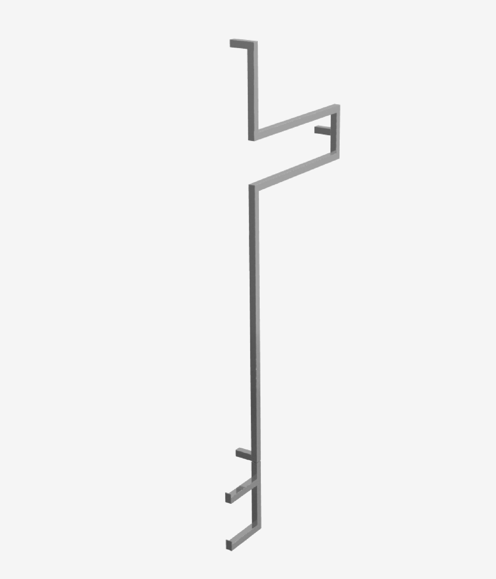 Toalheiro e Papeleira Inox Jibóia