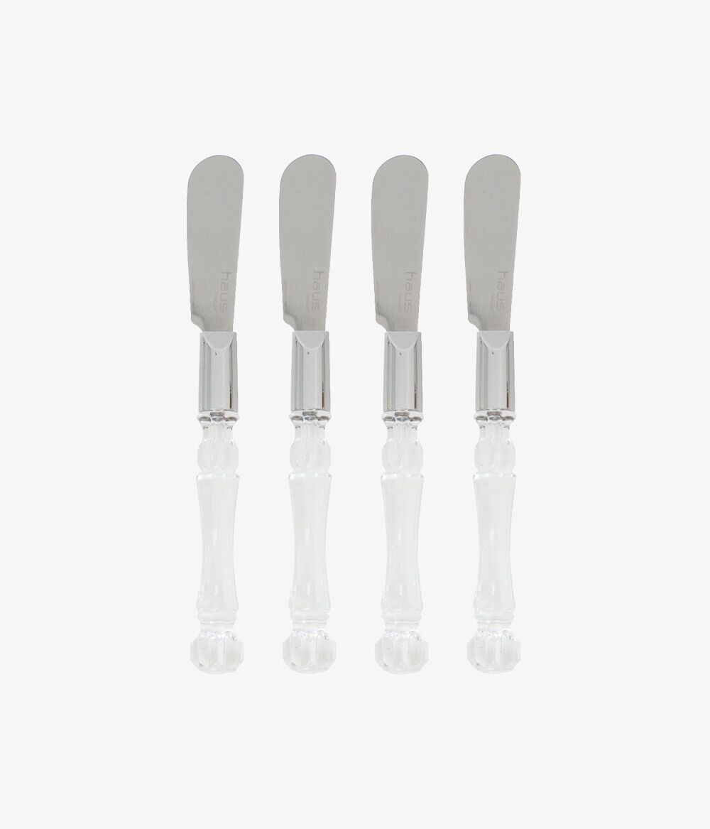 Conjunto Espátula p/ Manteiga 4PCs Tasty Cristal
