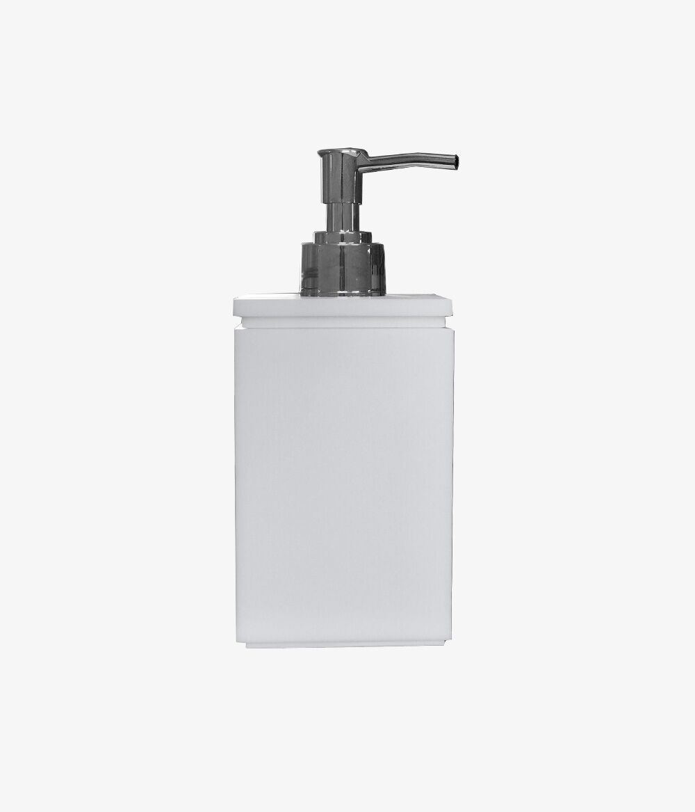 Porta sabonete fosco branco 01